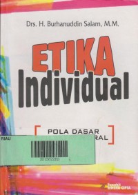 Etika Individual (Pola Dasar Filsafat Moral)