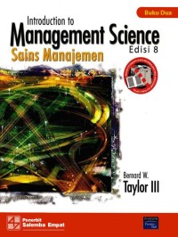 Introduction to Management Sciance Sains Manajemen Buku 2