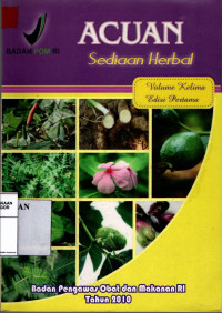 Acuan Sediaan Herbal