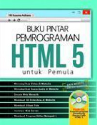 Buku Pintar Pemrograman HTML 5 Untuk Pemula