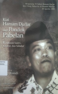 Kiai Hamam Dja'far dan Pondok Pabelan