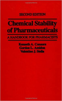 Chemical Stability of Pharmaceuticals: A Handbook for Pharmacists