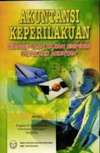 Akuntansi Keperilakuan Konsep Dan Kajian Empiris Perilaku Akuntan