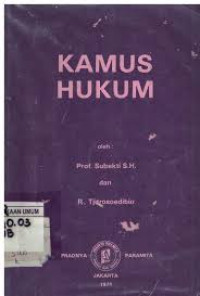 Kamus Hukum