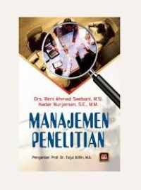 MANAJEMEN PENELITIAN