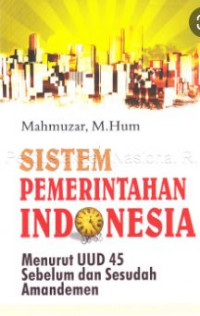 Sistem Pemerintahan Indonesia