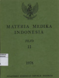 Materia Medika Indonesia Jil. 1 - 4