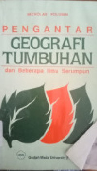 Pengantar Geografi Tumbuhan Dan Beberapa Ilmu Serumpun