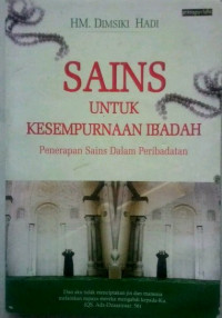 Sains Untuk Kesempurnaan Ibadah