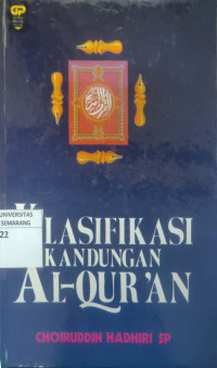 Klasifikasi Kandungan Al Qur'an