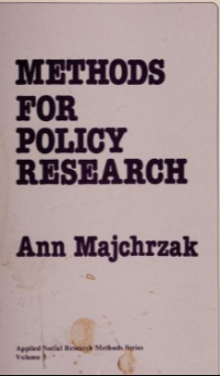 Methods for Policy Research