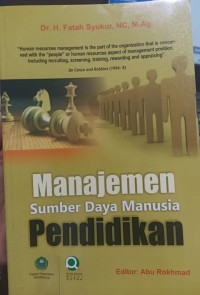 Manajemen Sumber Daya Manusia Pendidikan