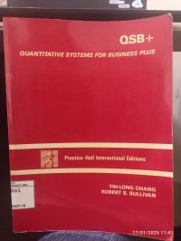 QSB+: Quantitative Systems for Business Pluss