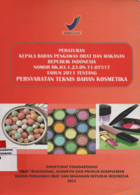 Peraturan Kepala Badan Pengawasan Obat Dan Makanan Republik Indonesia