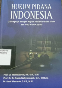 Hukum Pidana Indonesia