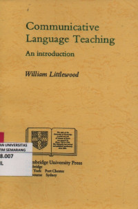 Communicative Language Teaching An Introduction