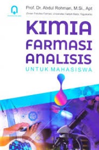 Kimia Farmasi Analisis Untuk Mahasiswa