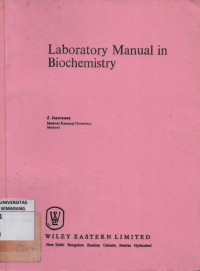 Laboratory Manual in Biochemistry