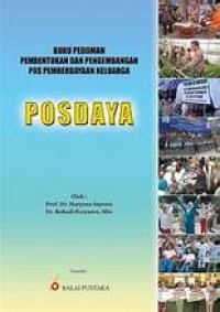 Buku Pedoman Pembentukan dan Pengembangan Pos Pemberdaya Keluarga