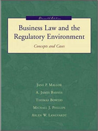 Business Law And The Regulatory Environment