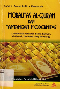 Moralitas Al-Qur'An Dan Tanrangan Modernitas