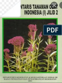 Inventaris Tanaman Obat Indonesia (I) Jilid 2