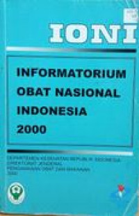 IONI (Informatorium Obat Nasional Indonesia 2000)