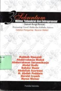 Image of 3 Sekuntum Militer, Tehnokrat Dan Entrepreneur