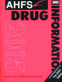Image of AHFS Drug Information 2005