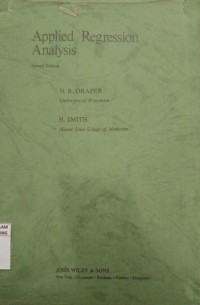 Image of Applied Regression Analysis