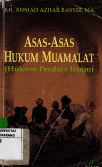 Image of Asas Asas Hukum Mualamat (Hukum Perdata Islam)