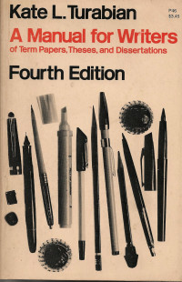Image of A Manual for Writers of term Papers, These, and Dissertations