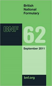 Image of BNF (British National Formulary) 62 SEPTEMBER 2011