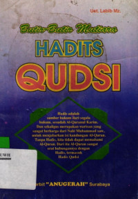 Image of Butir-Butir Mutiara Hadits Qudsi