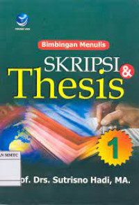 Image of Bimbingan Menulis Skripsi & Thesis