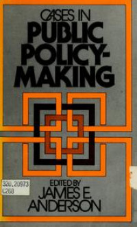 Cases In Public Policy-Making