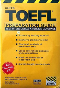 Image of Cliffs TOEFL (Preparation Guide)