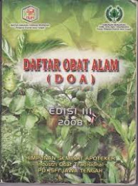 Image of Daftar Obat Alam (DOA)