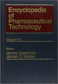 Image of Encyclopedia Of Pharmaceutical Technology Volume 10