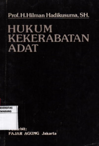Image of Hukum Kekerabatan Adat