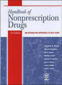Image of Handbook of Nonprescription Drugs: An Interactive Approach to Self-care