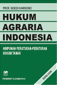 Image of Hukum Agraria Indonesia