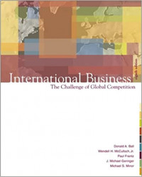 Image of International Business The Challenge of Global Competition