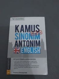 Image of KAMUS SINONIM ANTONIM ENGLISH