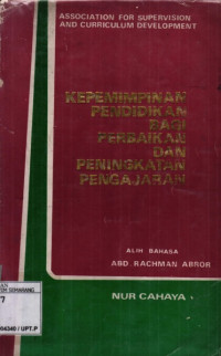 Image of Kepemimpinan Pendidikan Bagi Perbaikan Dan Peningkatan Pengajaran