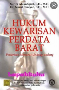 Image of Hukum Kewarisan Perdata Barat