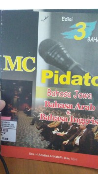 Image of MC / Pidato Bahasa Jawa Bahasa Arab Dan Bahasa Inggris
