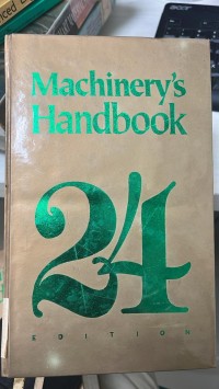Image of Machinery's Handbook 24 edition