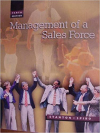 Image of Management Of A Sales Force