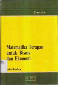 Image of Matematika Terapan Untuk Bisnis dan Ekonomi